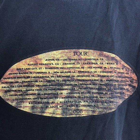 Jonny Lang 2006 Tour Men's Black 2XL T-Shirt Distressed - Picture 6 of 8